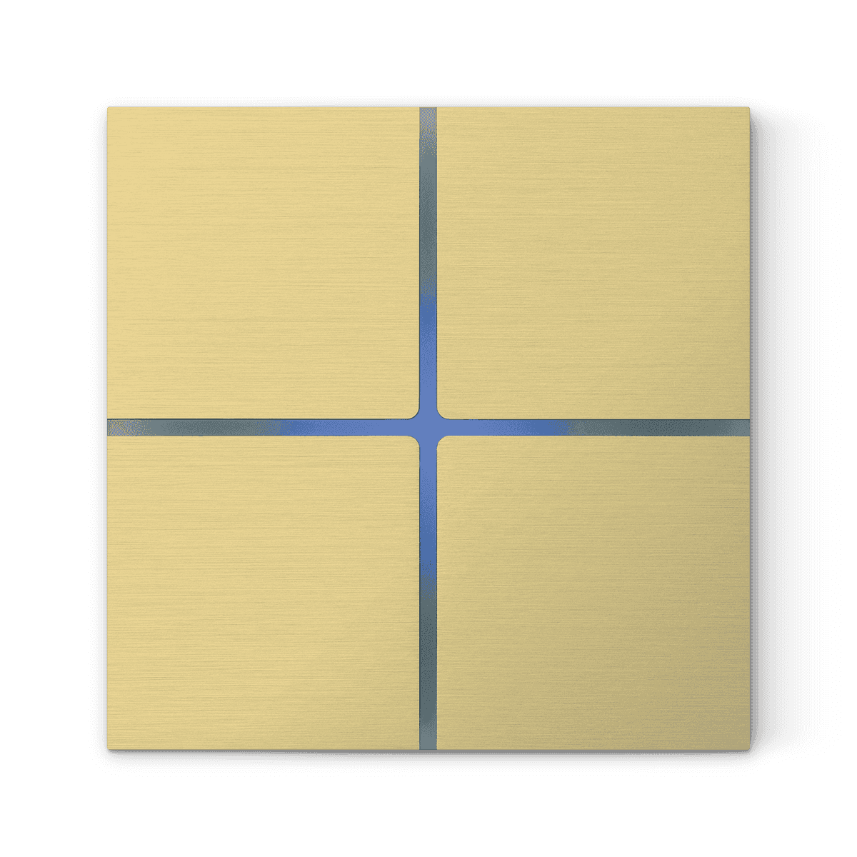 Basalte Sentido in Brushed Brass, Design Switch