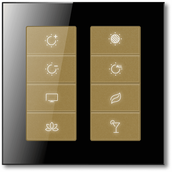 Black Nova ALBA, ALBA Collection, Push-Button Keypads