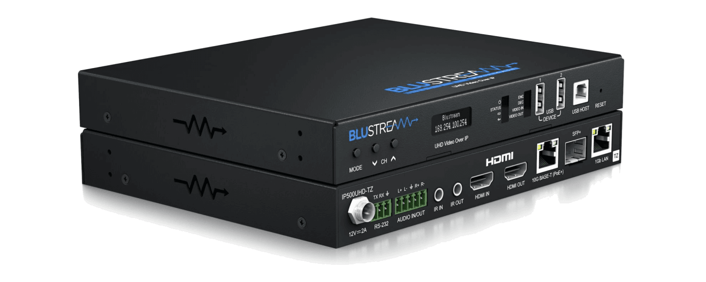 Blustream Video over IP in Matte Black, Video over IP, AV Distribution