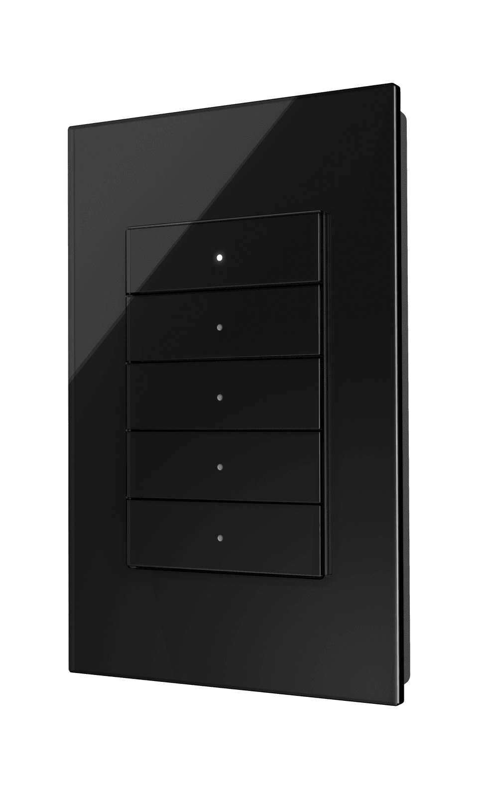 Crestron HZ2-KPCN in Black Glass, Horizon® 2 Keypad, Cresnet®