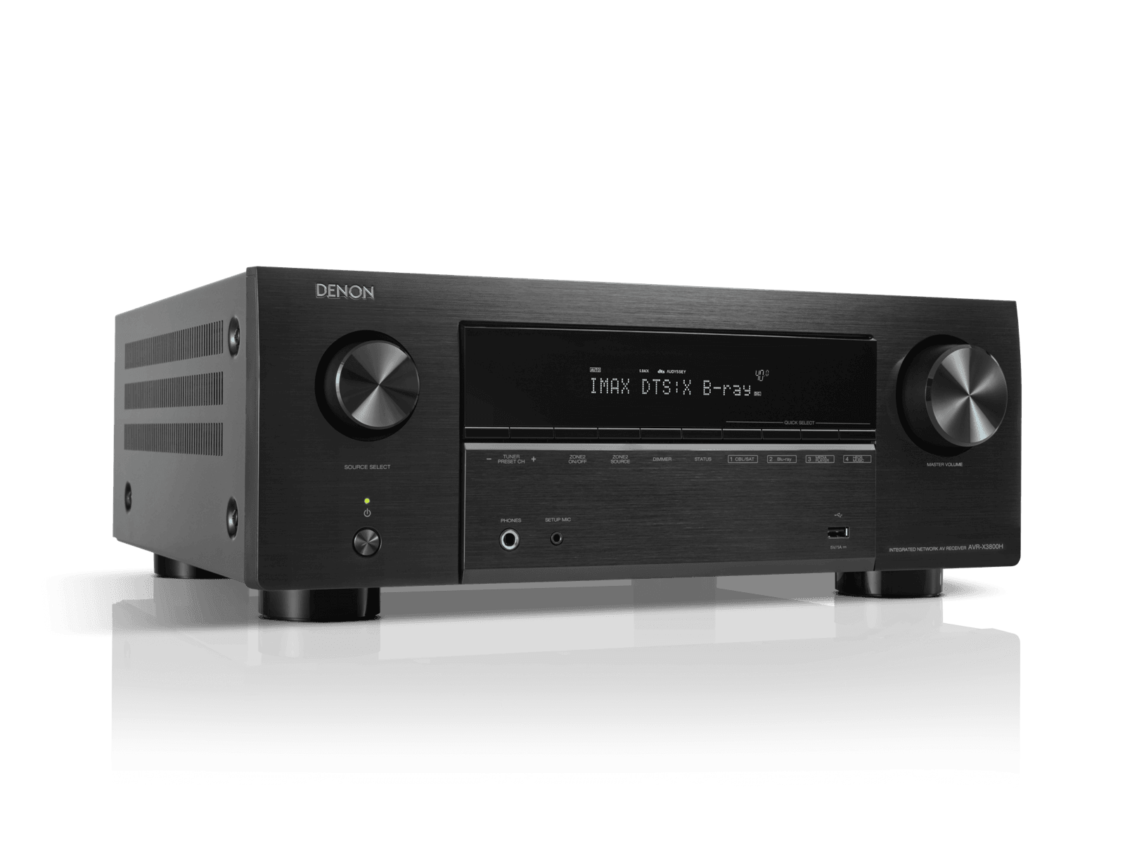 Denon AVC-X3800H in Black, 9.4 Channel 8K AV Amplifier
