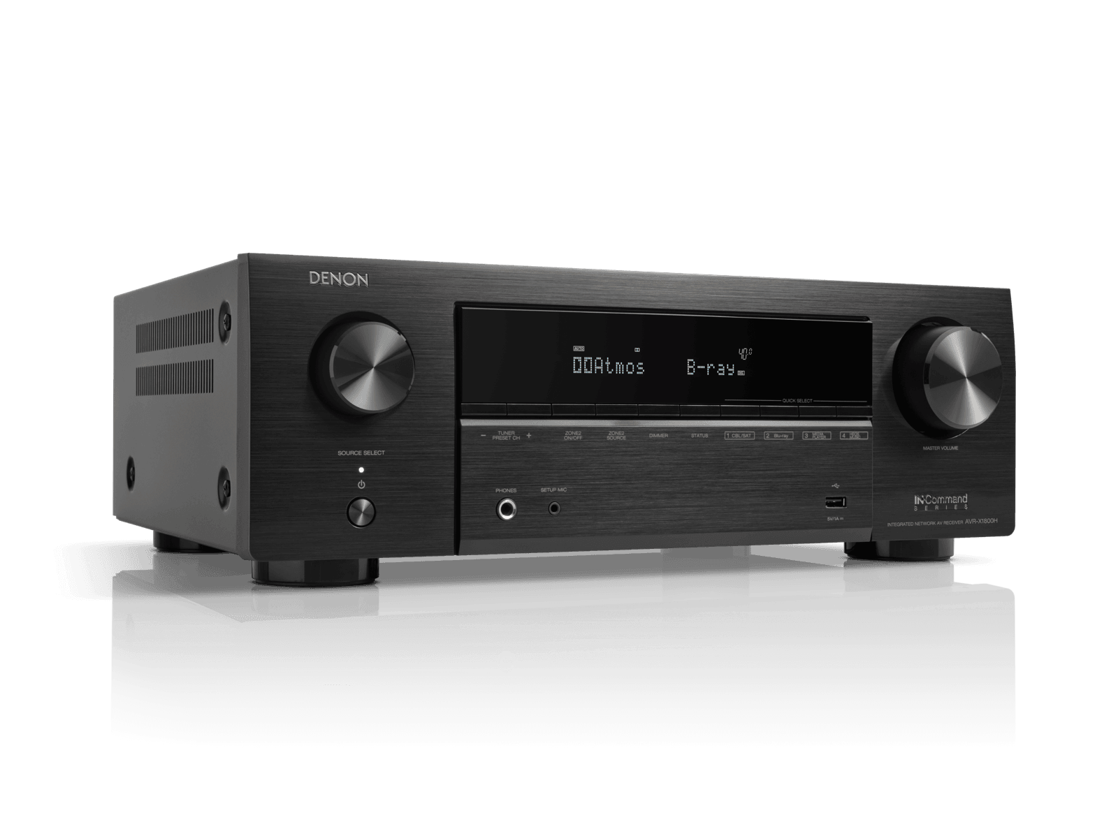 Denon AVR-X1800H in Black, 7.2 Channel 8K AV Receiver