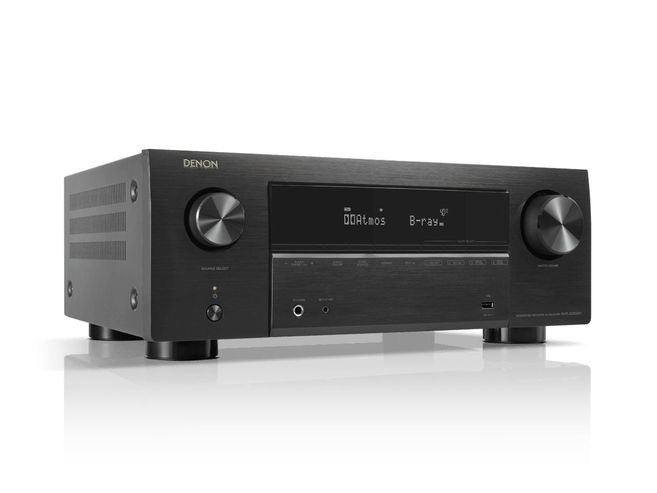 Denon AVR-X2800H in Black, 7.2 Channel 8K AV Receiver