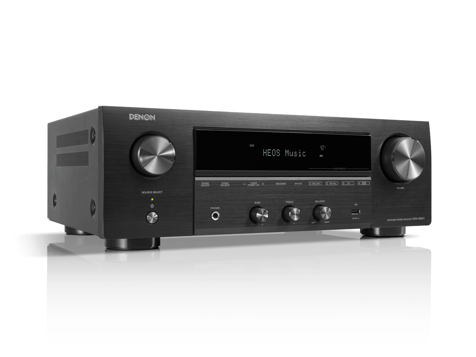 Denon DRA-900H in Black, 2.2 Channel 8K Stereo Network Receiver
